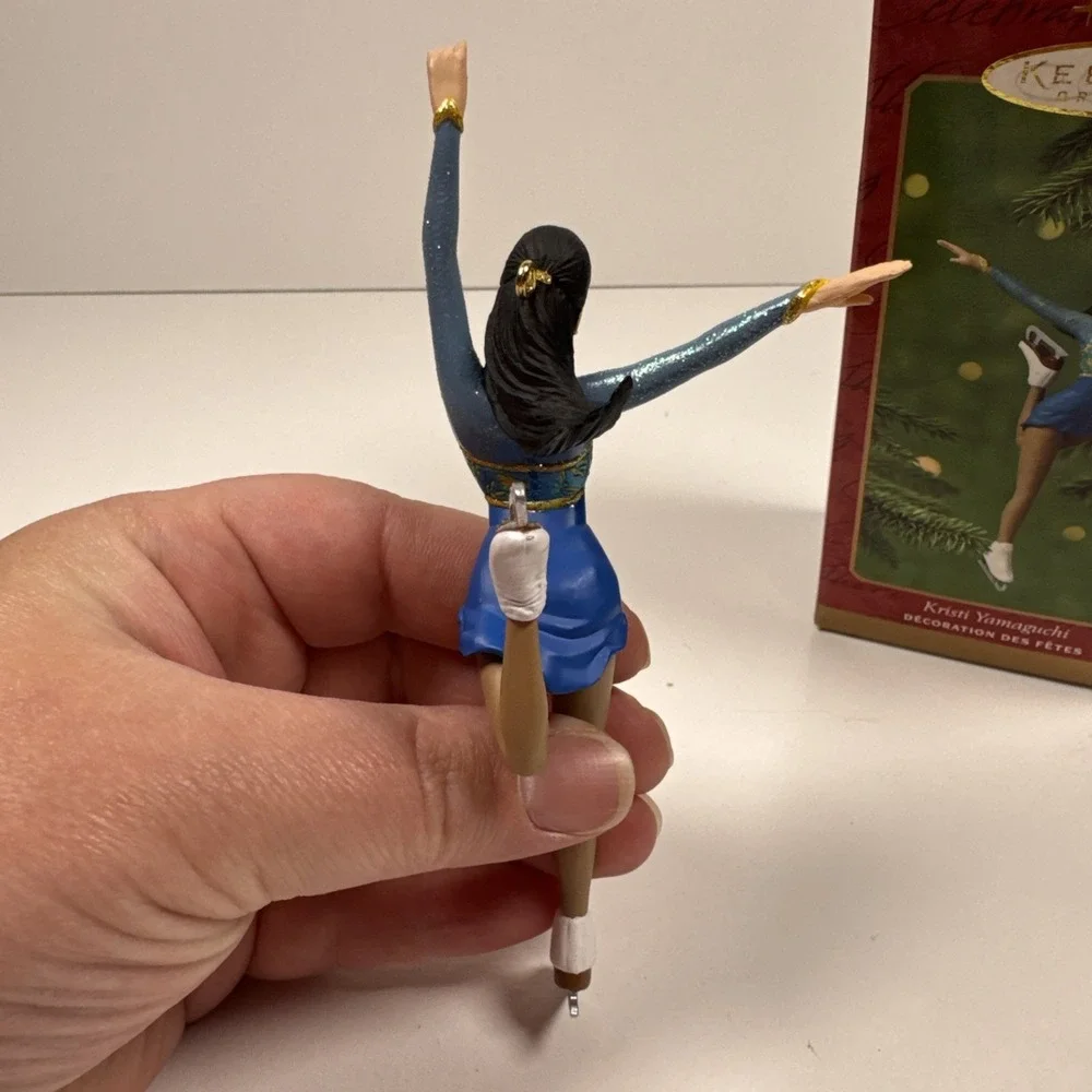 Hallmark Keepsake Kristi Yamaguchi Figure Skater Christmas Ornament 5.5